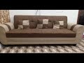 Used 7 seater sofa, sofa cum bed, hanging swing, dining table good condition low price | old is sold