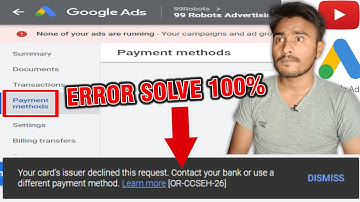 Your Card’s Issuer Declined This Request | Contact Your Bank or Use a Different Payment 👉OR-CCSEH-26