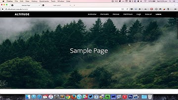 Full Screen Featured Background Parallax in Altitude Pro