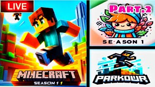 Minecraft pocket edition I play first time Parkour part 2