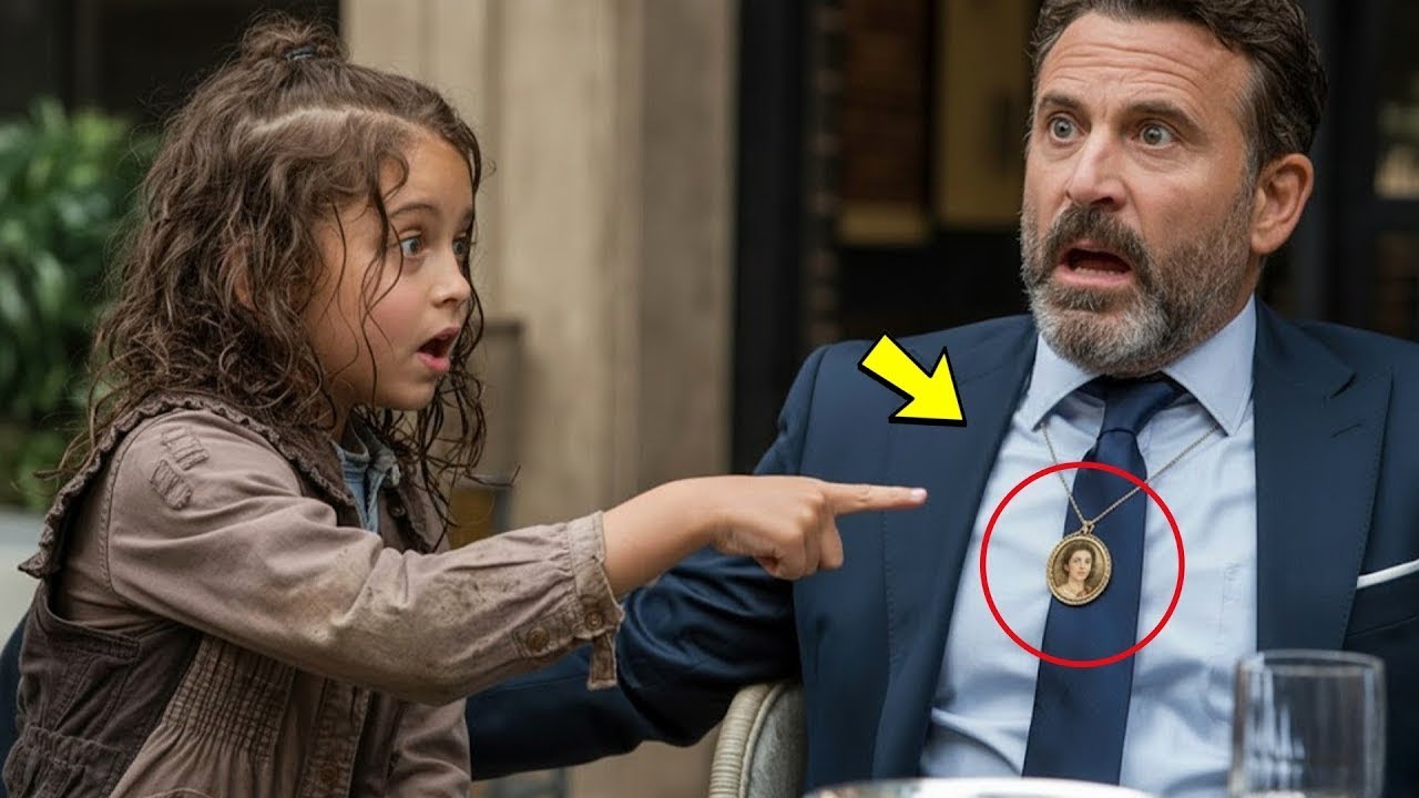 Das Mädchen zeigte auf das Medaillon und flüsterte ‚Das ist meine Mutter!‘ Der Mann erstarrte!