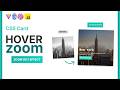 Smooth zoom effect when hovering over the card (CSS only) | How to create a custom HTML card
