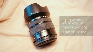 review of the fujifilm gf 35-70 after one month