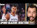 Victor Wembanyama BACK as Spurs dominate second half vs. Deni Avdija | Spurs-Blazers Reaction