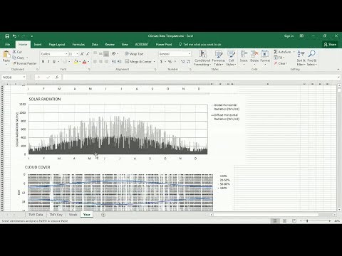 VT2.2 Importing EPW Files Into Excel