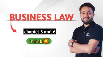 Contract of Agency and Contract of Carriage || Chapter 5 and 6 || Business law