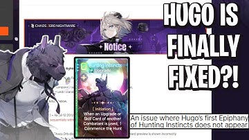 HUGO FINALLY FIXED! 11.19 Patch Update [Chaos Zero Nightmare]