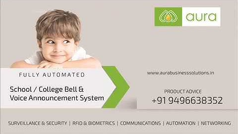 Fully Automated School / College Bell & Voice Announcement System