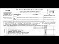 How to fill out a self-calculating Form 1120S S Corporation Tax Return and Schedule K-1