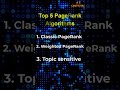 Top 5 PageRank Algorithms You Must Know! #education #top5