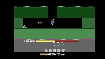 H.E.R.O. gameplay - Activision, 1984 - Atari 2600 | video game designed by John Van Ryzin