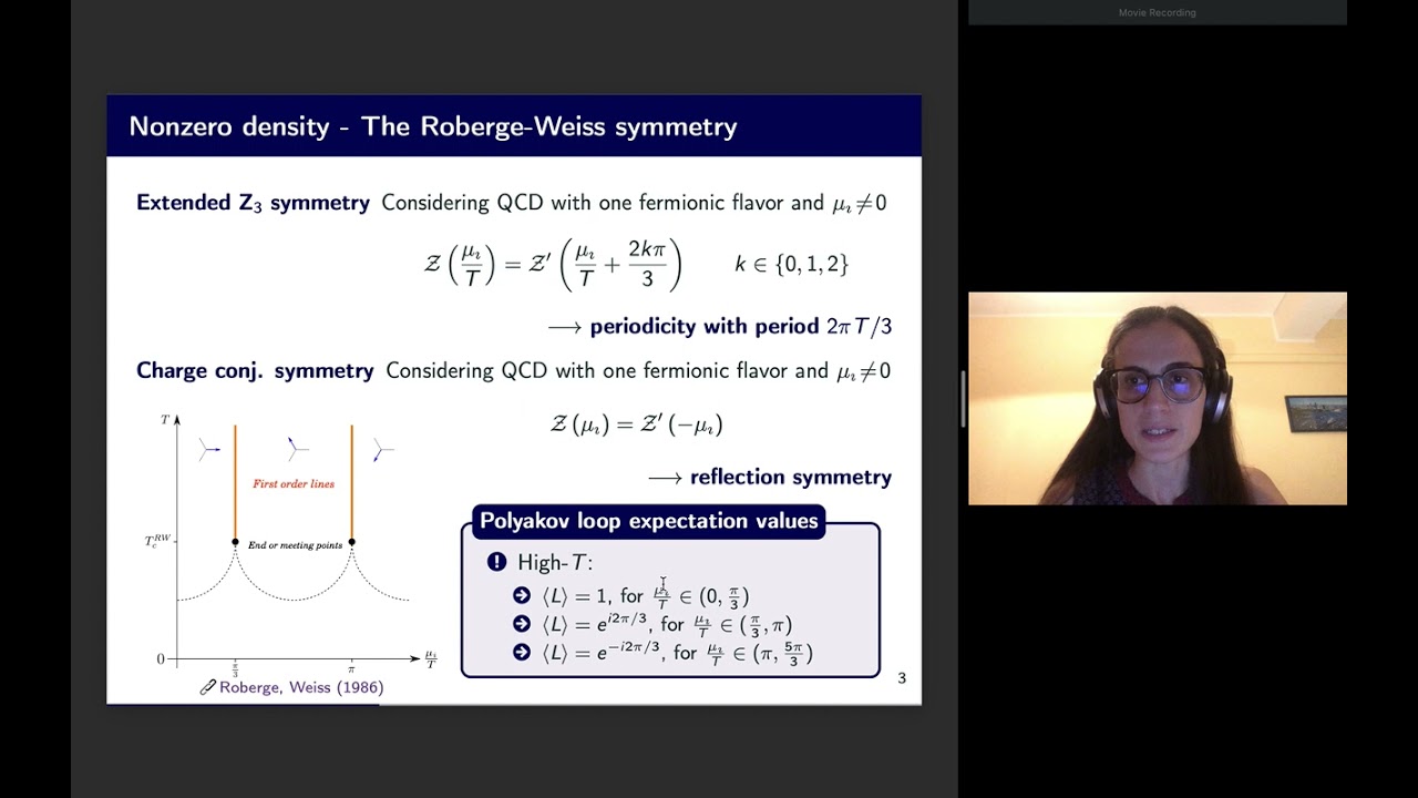 Nonzero Temperature and Density QCD (Francesca Cuteri): Lecture 4b