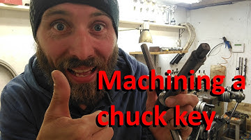 Machining chuck key on the lathe