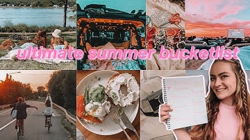 SUMMER BUCKET LIST 2021 *60+ things to do this summer for after quarantine*