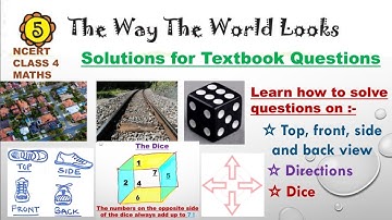 Class 4 Maths THE WAY THE WORLD LOOKS | हिंदी Video | Chapter-5 Solved Textbook Ques | CBSE NCERT