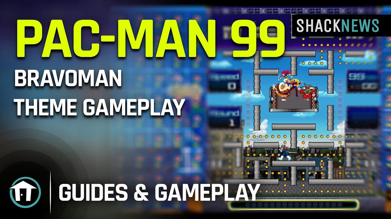 PAC-MAN 99 Bravoman Theme Gameplay 