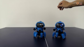 Feature  MoFun DIY Stem 6 Legged Gesture Sensing Infrared Avoid Obstacle Walking Robot Toy