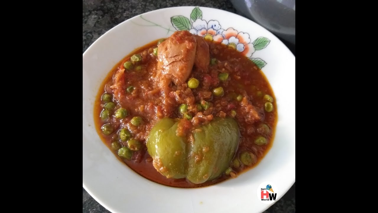 Chicken Curry with green peas recipe Ladop YouTube