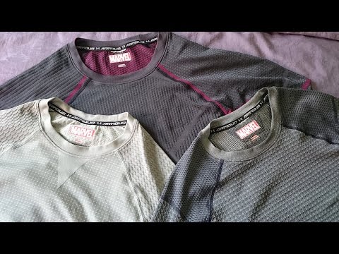 escalar físicamente rango UNDER ARMOUR AVENGERS AGE OF ULTRON SEAMLESS COMPRESSION SHIRTS - YouTube