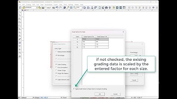 Using the Scale Tool to Grade a Pattern - V13 Feature
