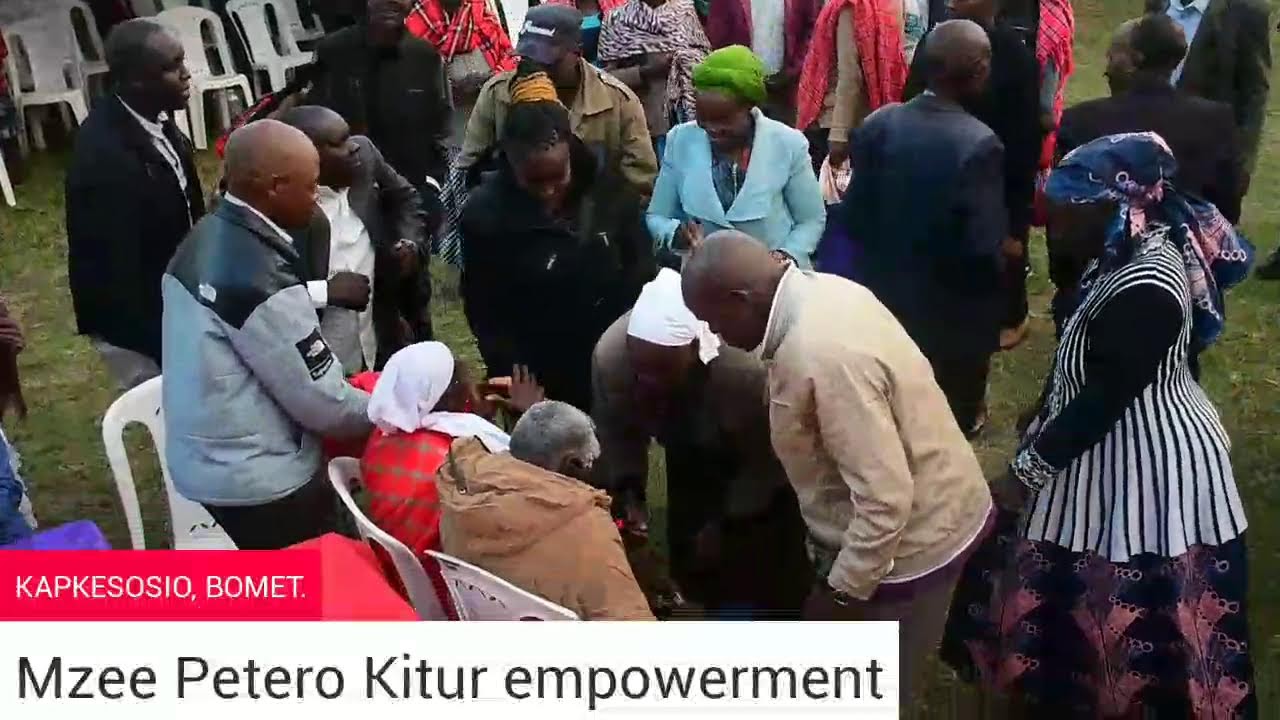 Mzee Petero Kitur empowerment, Kapkesosio Kilombero, Bomet.