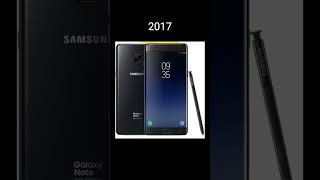 Samsung Galaxy Note Evolution 20112020