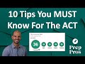 10 last minute tips for the act from perfect scorer improve without studying