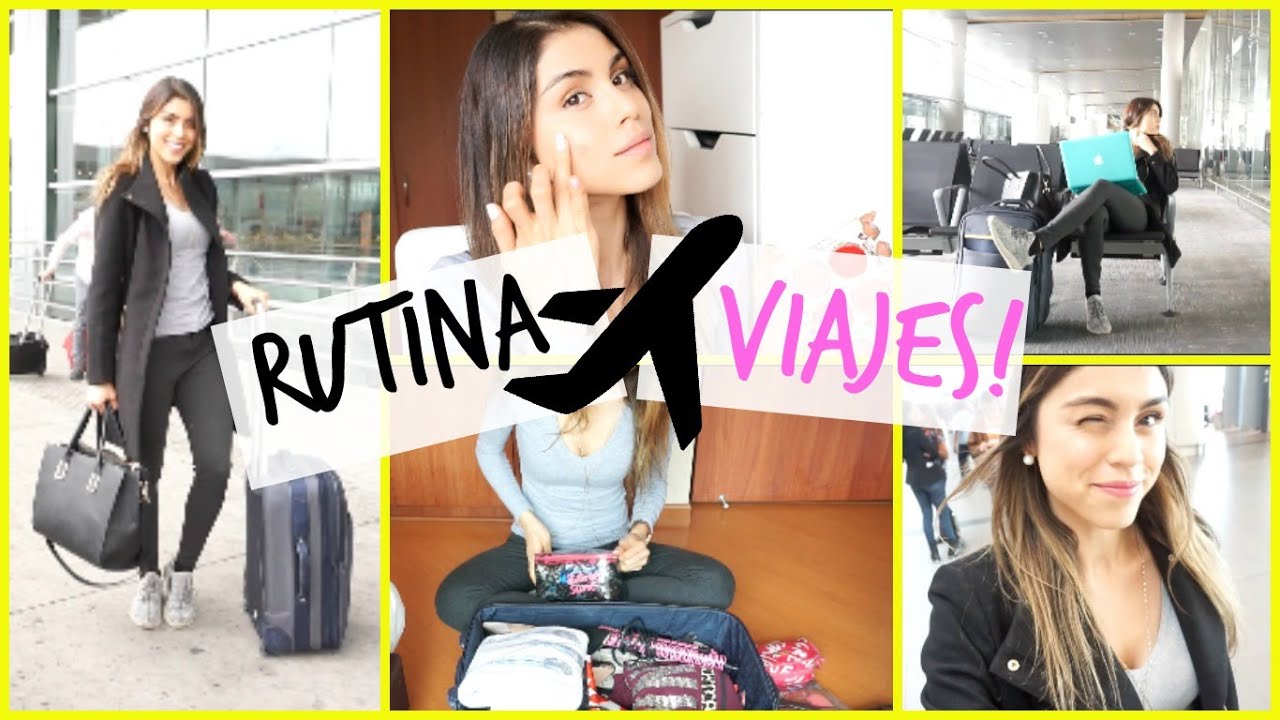 Rutina de VIAJE! (Maquillaje, Outfit, cartera)