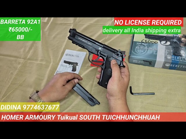 Co2 PISTOL NO LICENSE REQUIRED. LICENSE NGAI LOVA LEI THEIH PISTOL
