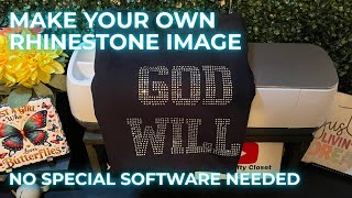Make your own RHINESTONE image template