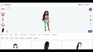 create a summer outfit with me EVERSKIES GAME