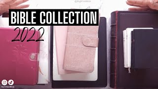My Bible Collection 2022 | How I Display My Bibles | Bible Stack | Tour Of My Bibles | Bible Shelf