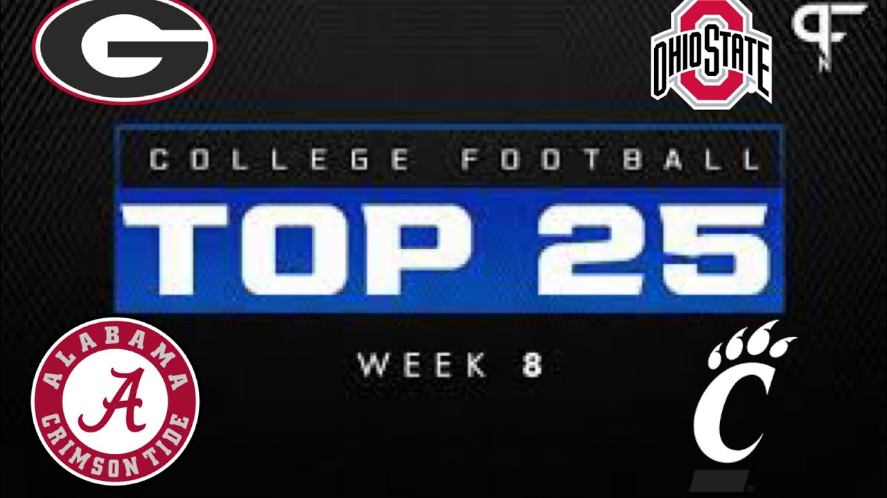 AP Top 25 College Football Rankings Week 9 (2021) College Football