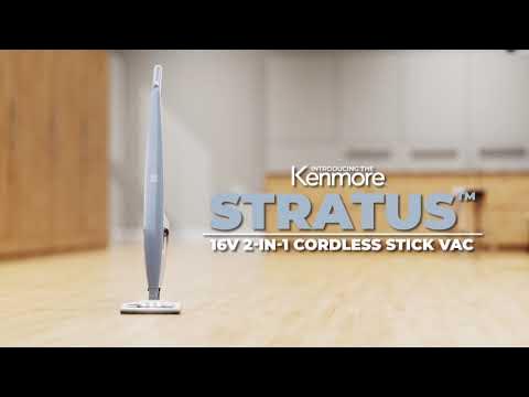 Kenmore DS1020 16V Cordless Stick Vacuum Lightweight 2 in 1 Handheld