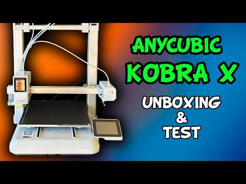 La ANYCUBIC KOBRA X mi ha sorpreso!