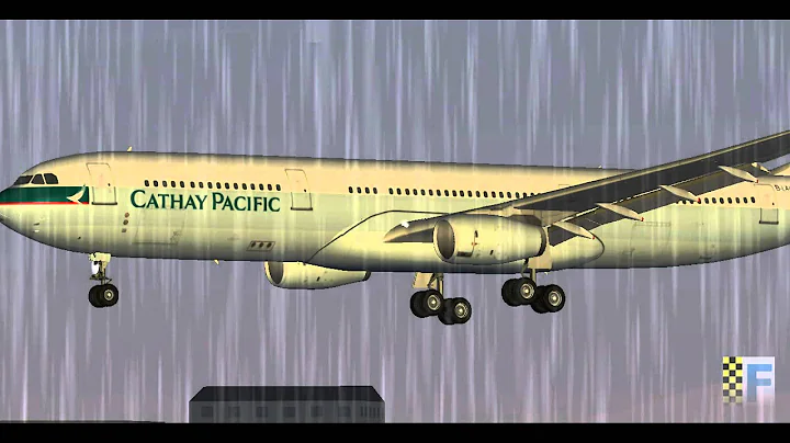 FlightGear Airbus A330-343: Kai Tak Runway 13 Approach
