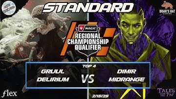 Gruul Delirium VS Dimir Midrange [Top 4 RCQ Standard]