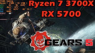 Gears 5 Gameplay On Ryzen 7 3700X & RX 5700 - Ultra Settings