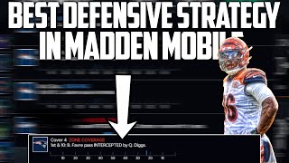 The BEST Defensive Strategy In MADDEN MOBILE!
