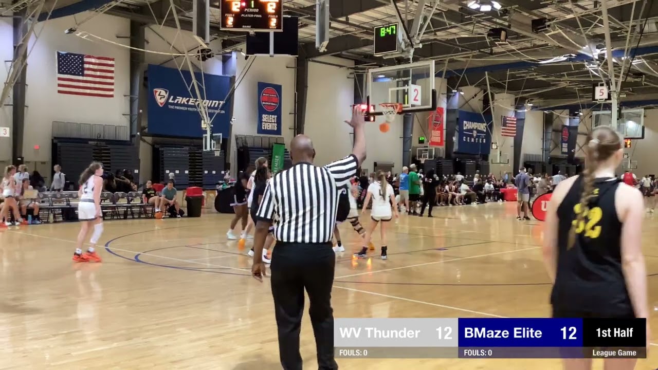 WV Thunder 17U Rise vs BMaze Elite, Lakepoint, 5/16/25
