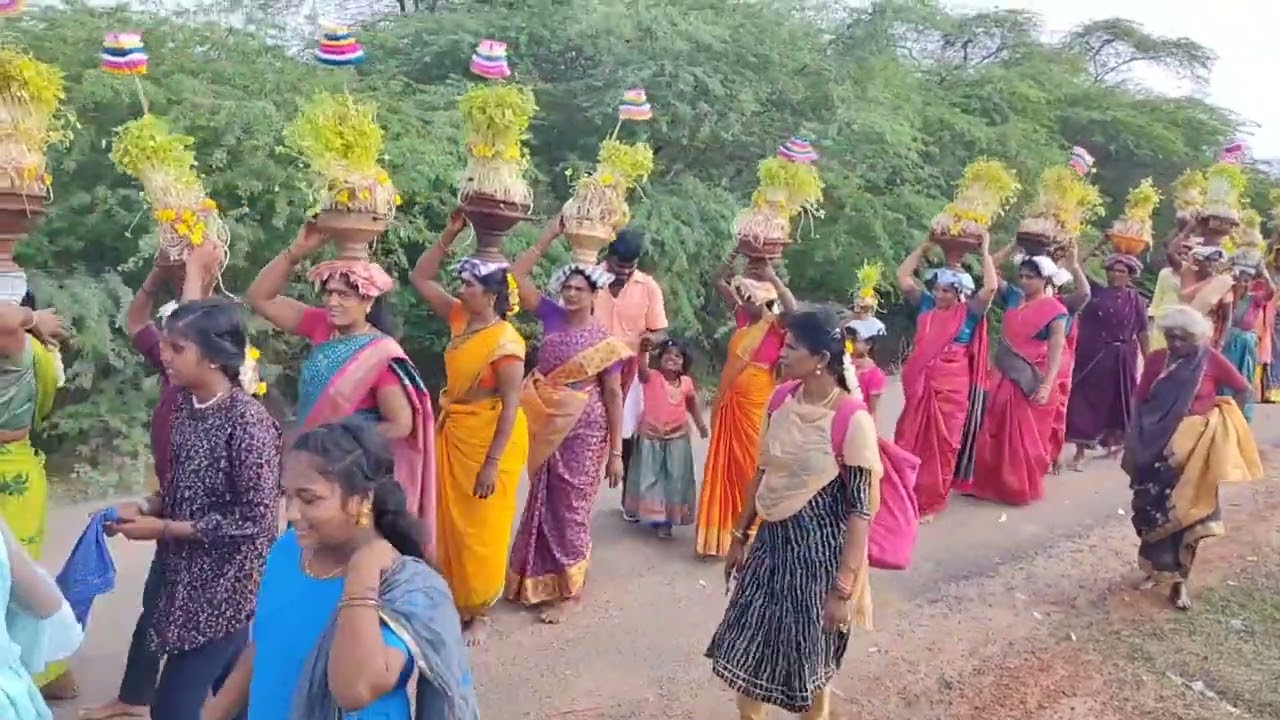 முளைப்பாரி ஊர்வலமாக எடுத்து செலுத்தல் 2023