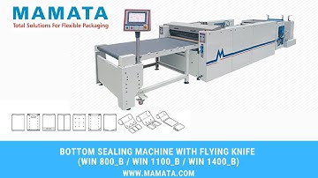 High Speed Bottom Sealing Machine with Flying Knife making Biodegradable Bags at two lanes Exporter