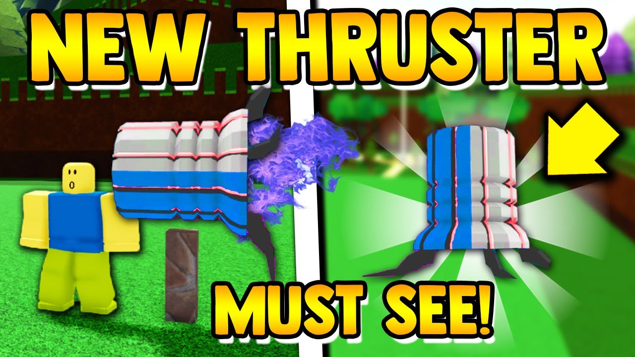 New Mix Thruster Build A Boat For Treasure Roblox Youtube