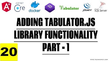 Featured Image Slider - Angular 8 | Asp.Net Core 2.2 -  Adding Tabulator Functionality - 1