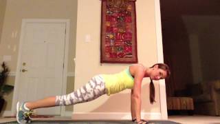 Plank to Knee Slide