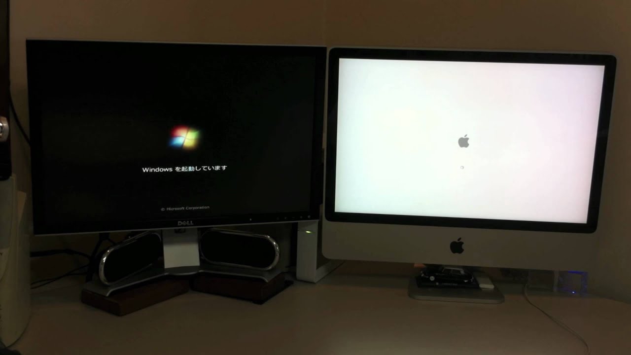 iMacとWindows起動比較 - YouTube