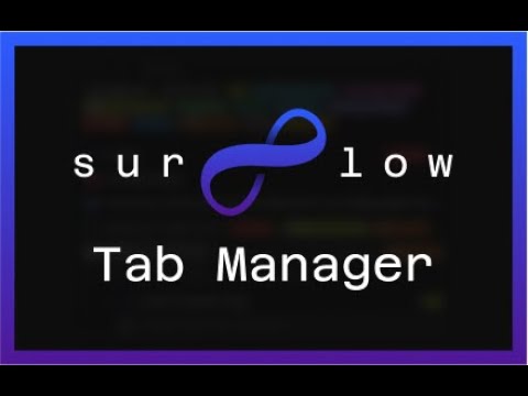 Surflow Tab Manager: Tree View and Tags video preview 2