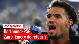 Zaïre-Emery présent à Dortmund, un retour précipité de la part du PSG ?