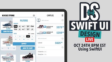 Swift UI App Design using SwiftUI: iPad Shoe POS