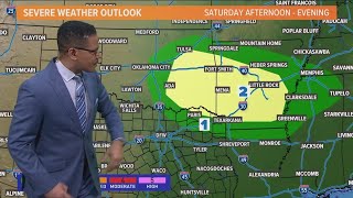 DFW weather quick hit: Saturday storm and rain chances